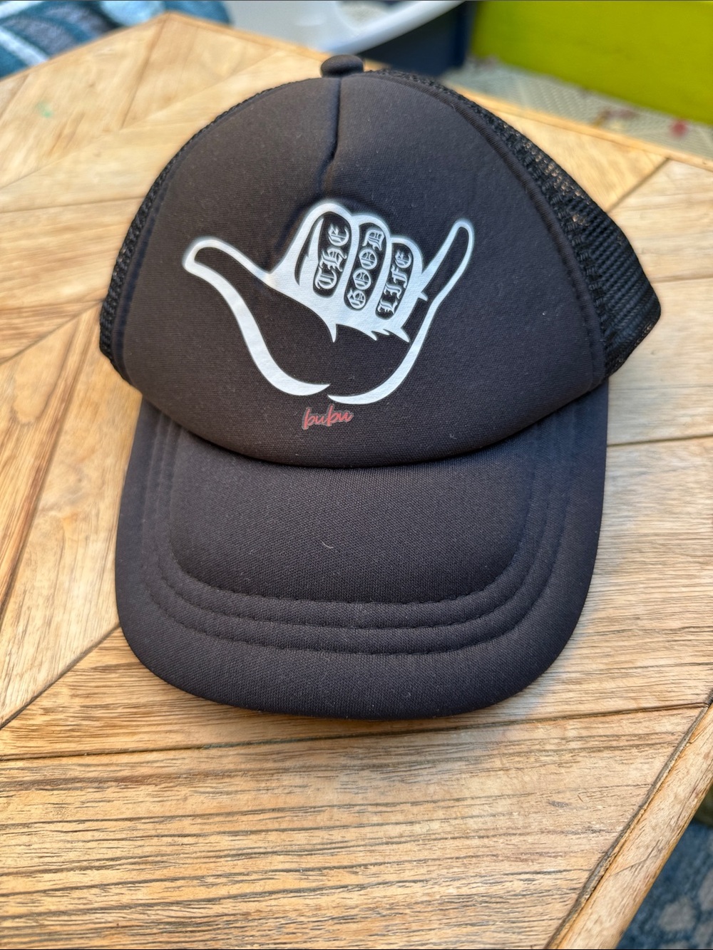 Black Shaka Logo toddler Trucker Hat